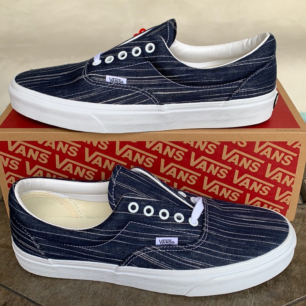 VANS ERA SUITING Dress Blues/Stripes Men’s - Picture 4 of 15